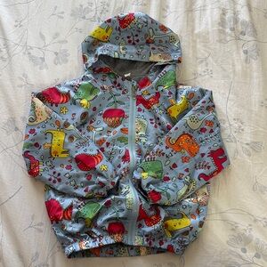 Honeeladyy Kids Hooded Windbreaker Coat Zipper (Size: S-6/7Y)